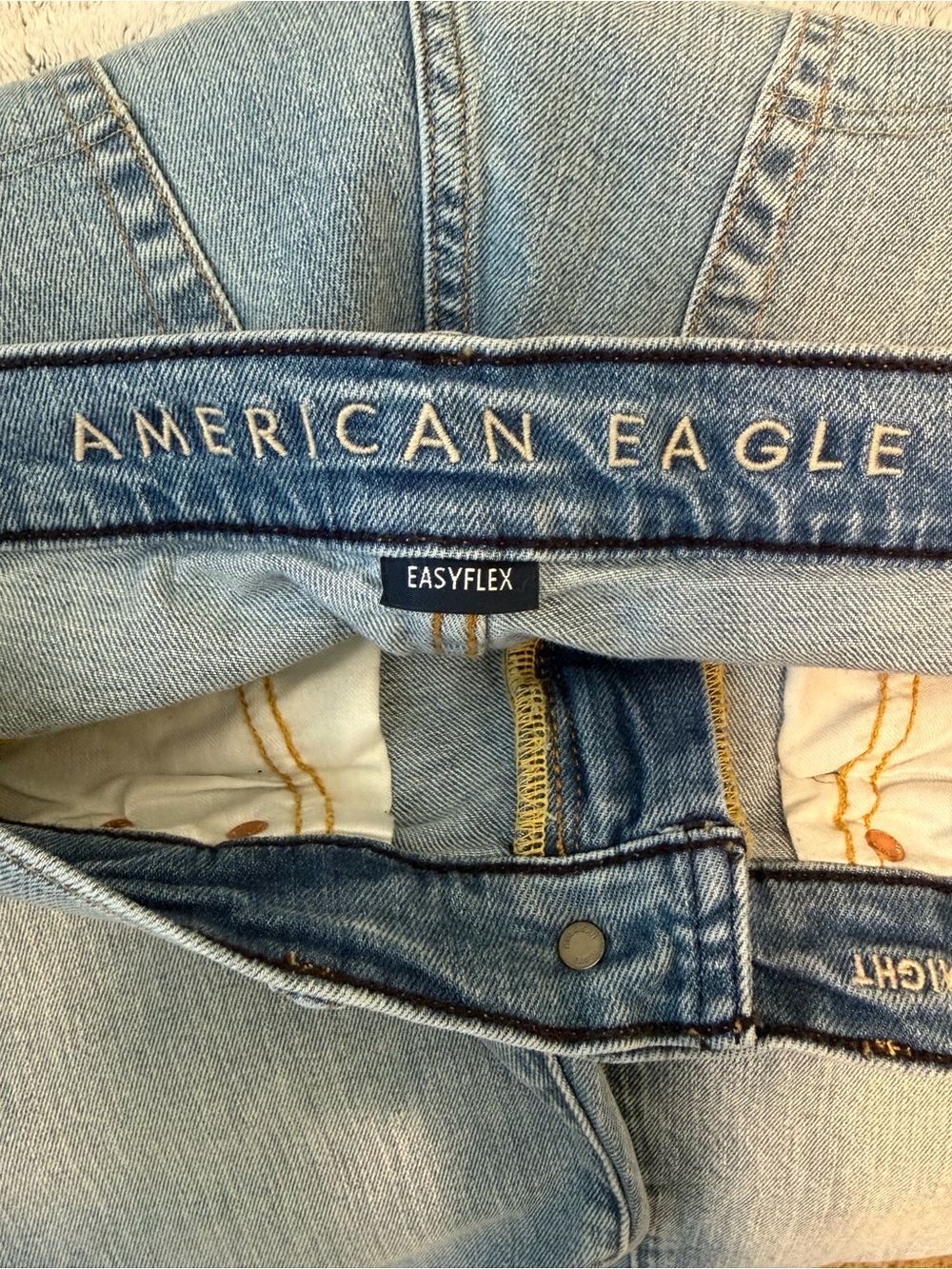 NWT AE Original Straight Jean in Pale Ocean // Men 30x32 - Picture 9 of 16